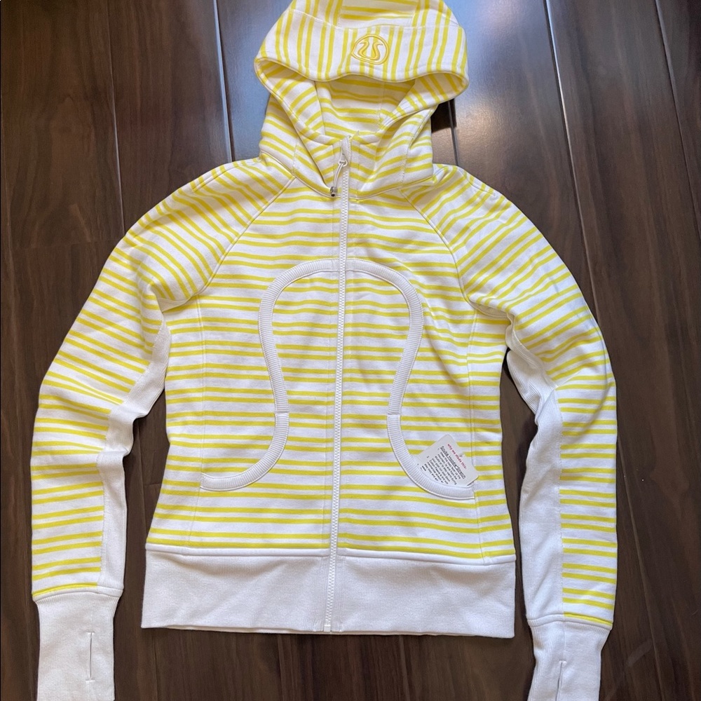 Lululemon Jacket (yellow stripe)